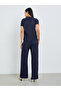 Textured High Neck Top and Wide Leg Pants Co-Ords - 5