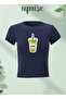 Matcha Printed Cotton Lycra Body Tee Crop T-Shirt