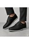 Casual Men's Shoes with Gel Insole and Laces Black - 3