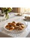 Melody Round Glass Tray – Presentation Tray – Fruit Bowl – 26 cm - 2