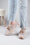 Palmas Stone Detailed Stretch Sneakers Beige - 6