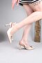 Petas Beaded Bow Heeled Shoes Ten - 5