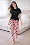 Women's Zero Collar Single Jersey Pajama Set