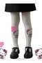 Hello Kitty White Pantyhose Matte Opaque New Figure