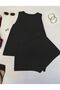 Women's Knitwear Summer Bottom Top Zero Sleeve Top-Sort Set Beach Dress Pareo - 3