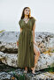 Helen Nature 100% Cotton Muslin Bohemian Beach Dress - 7