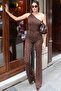 Leopard Pattern Viscose Fabric Trousers - 2