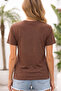 Women's Crew Neck Combed Cotton Tree Print T-Shirt - 3