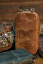Genuine Leather Crossbody Bag with Phone Compartment - 8