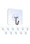 Hanger Hanger 12 Pieces Strong Transparent Wall Hanger Hanger Sticky Suction Cup Hook Kitchen Bathroom Accessory