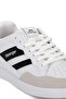 Comfortable Fit Lace-Up Sneakers for Daily Use White - 3