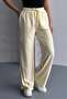 Women's Wide Leg Palazzo Pants with Pockets - 8