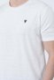 Men's Crew Neck Printed T-Shirt White - 26Y 4074 - 2