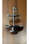 Silver 2-Tier Turkish Delight Holder 18X25Cm - 3