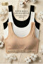 3-Pack Plus Size High Comfort Flex Bralette Set - Wirefree Sleep and Home Bra Size 125