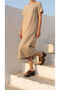 Side Buckle Detailed High Lightly Padded Heeled Comfortable Women's Summer Slippers Sandals - 2