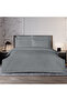 Infinity Double Poplin Duvet Cover Set Gray (6 Pieces) 200X220 Gray