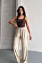 Women's Wide Leg Palazzo Pants with Pockets - 4