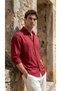 Men's Dobby Half Oversize Muslin Shirt - 2