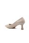 017-2014 Women's Patent Leather Heeled Shoes - 3