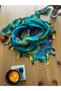 Floral Batik Patterned Soft and Cuddly Kare Shawl That Wraps You in Love, with Tassels - 3