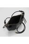 Women's Black Color Wrinkled Leather Detailed Croissant Model Women's Sleeve and Shoulder Bag - 6