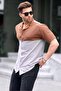 Painted Gray Short Sleeve Men's Shirt 6707