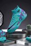 Artificial Turf-Crampon-Turquoise Galaxy Series High-Top Football Shoes - 3