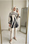 Women's Patterned Oversize Hijab Tunic Comfortable Fit 80/85 cm - 3