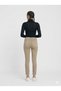 Low Waist Slimfit Lycra Gang Beige Gabardine Trousers - 4