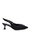 077-988-20 Black Women's Heeled Shoes