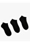 Cotton Basic 3-Piece Booties Socks Set - 2