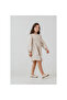Sequin and Lace Detailed Woven Dress - 2