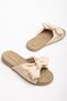 Bow-Tie Straw Sole Non-Slip Daily Summer Soft Strap Women's Slippers - 2