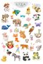 Sticker Festival Advantage Package - 185 Pieces Kawaii Cat, Sweet Snacks, and Safari Series - 7