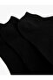 Cotton Basic 3-Piece Booties Socks Set - 3