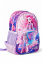 Mermaid Patterned School Bag - Water-Repellent Fabric 4-Compartment Girls' Backpack - 3