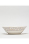 New Bone China 23x5cm White/Silver Bowls - 2