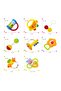 - Baby Rattle Toy Gift Set With Storage Ball - Multicolor - 5