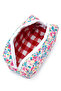 Zc263 Fabric Women's Makeup Bag Pink Flower - 4