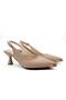 133-K11 Beige Women's Heeled Shoes - 4