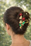 Cherry Shape Hair Clip with Stone – Large Size, Stylish and Elegant Hair Clip - 2