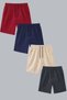 Busekids Unisex Summer Shorts/Capri 4-Piece Super Deal Set Comfortable Fit 9 Colors