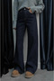 Lacivert Wide Leg Jean - 24124 - 3