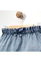 Girl's Elastic Waist Denim Skirt - 3