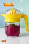 425 Cc Glass Fruit Juicer |   Citrus Juicer |   Lemon Orange Juicer |   With Protection Cover |   Yellow