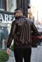 Polo Collar Seasonal Leather Jacket - 2