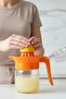 425 Cc Glass Fruit Juicer |   Citrus Juicer |   Lemon Orange Juicer |   With Protection Cover |   Orange - 3