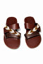 African Beaded Leather Sandals