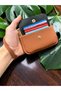 Rolax Leather Powder Retro Mini Hand Wallet for Women Money Portfolio Women's Wallet Fashion Small Wallet - 2